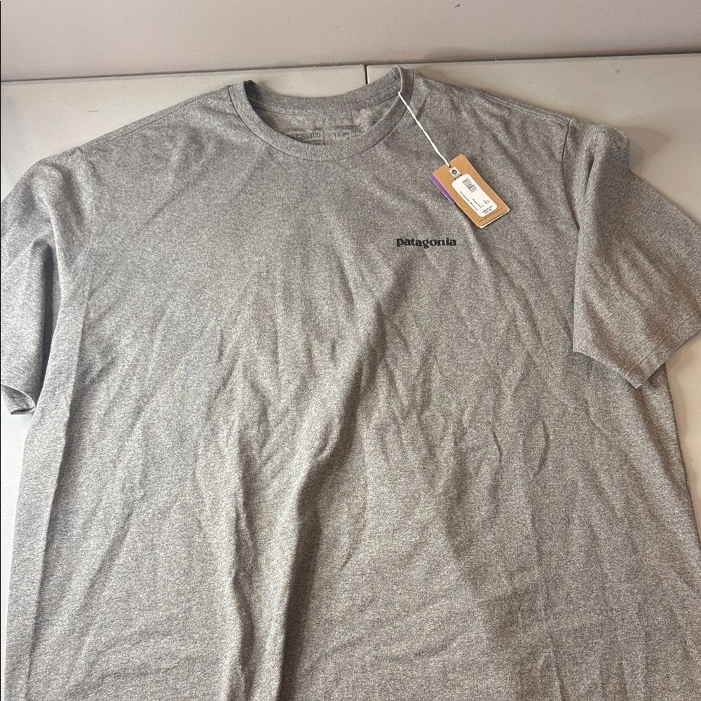 NWT Patagonia Heather Gray Short Sleeve Tee XL